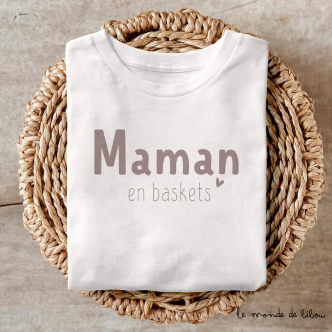 T-shirt personnalisé Maman Sur mesure