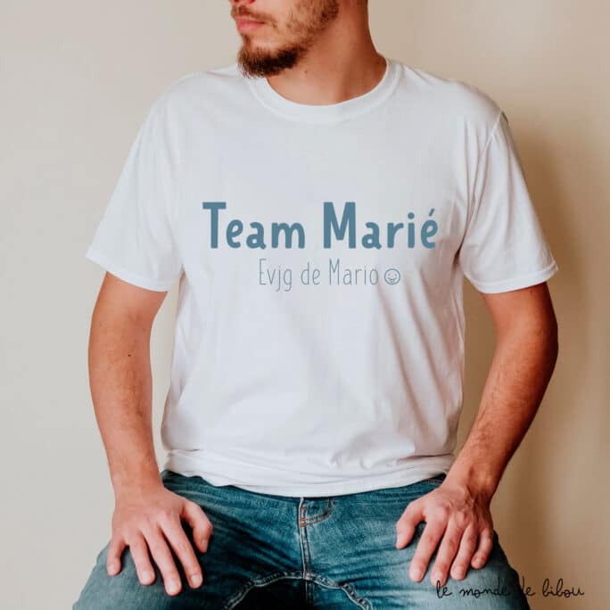 T-shirt Team Marié personnalisé