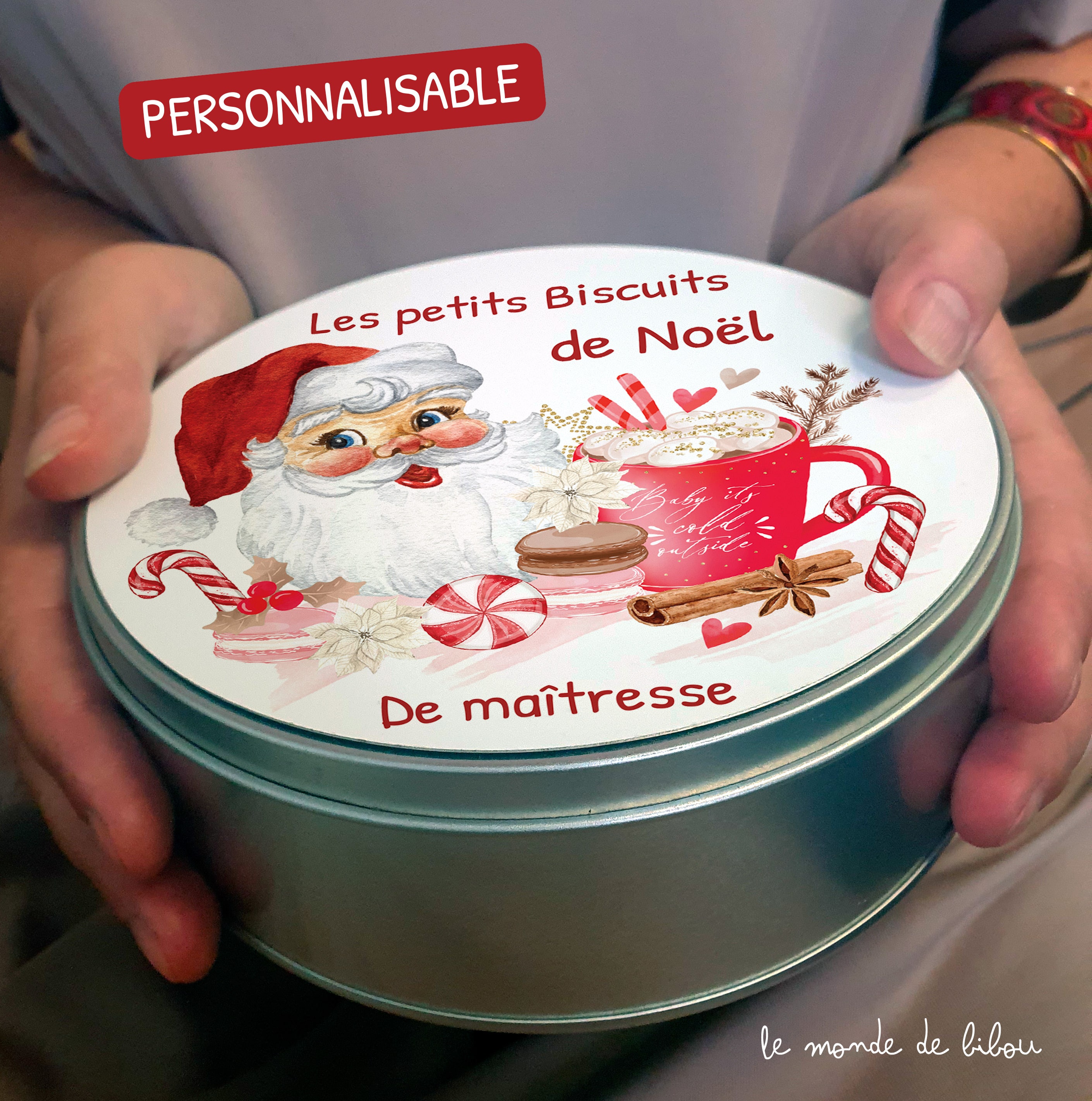 Boîte Vide De Noël  Coffret Cadeau De Biscuits Diy 5 Pièces Avec