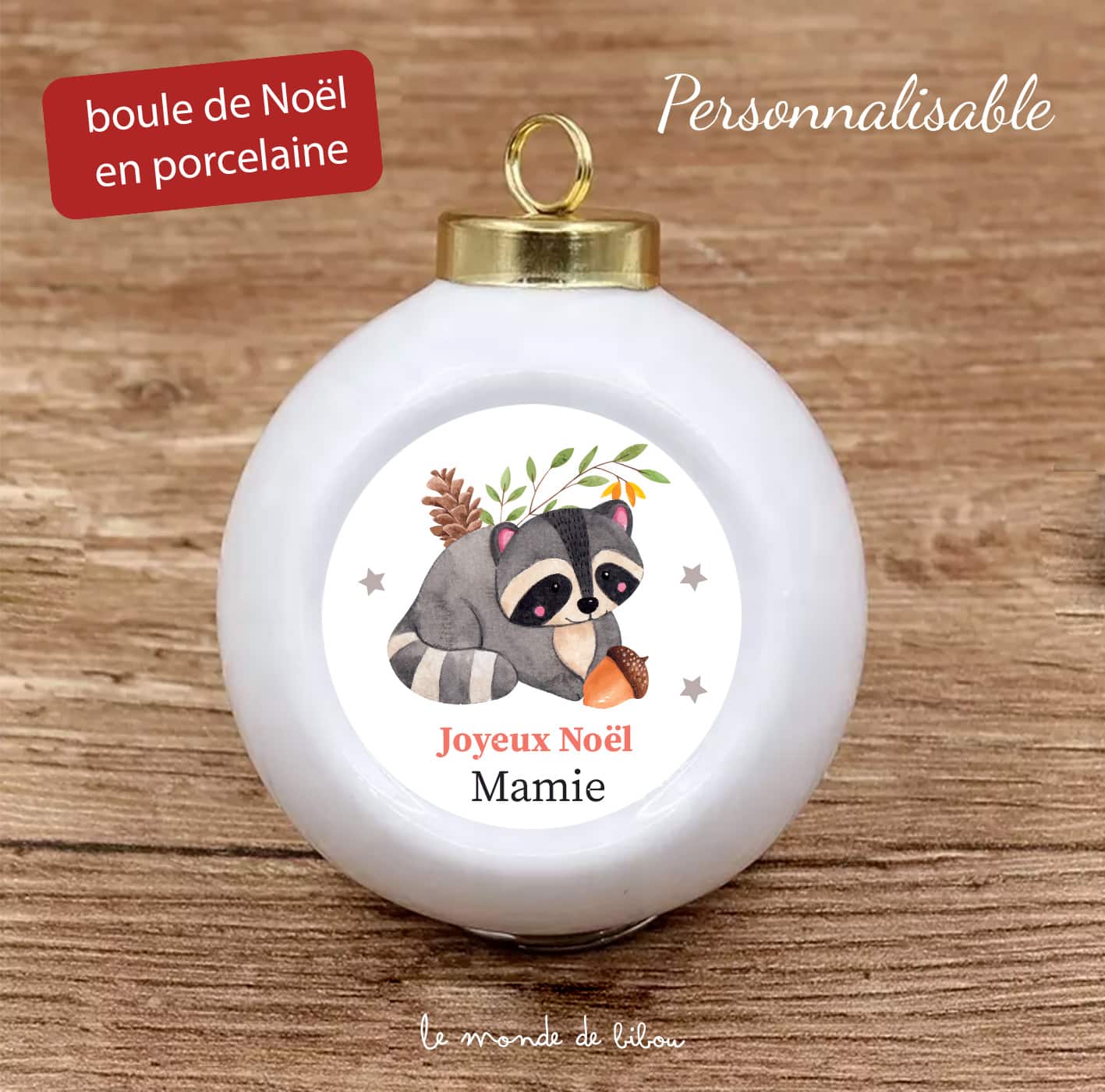 Boîte Souvenirs Petit renard personnalisée - Le Monde de Bibou
