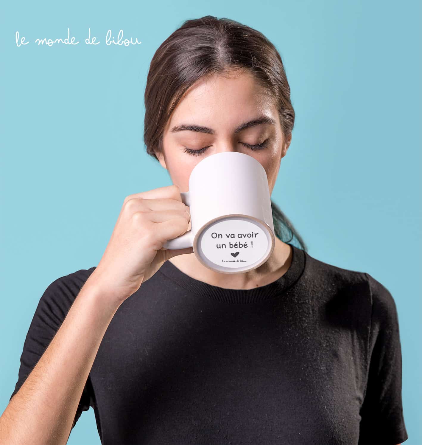 Etiquette surprise pour mug - Le Monde de Bibou