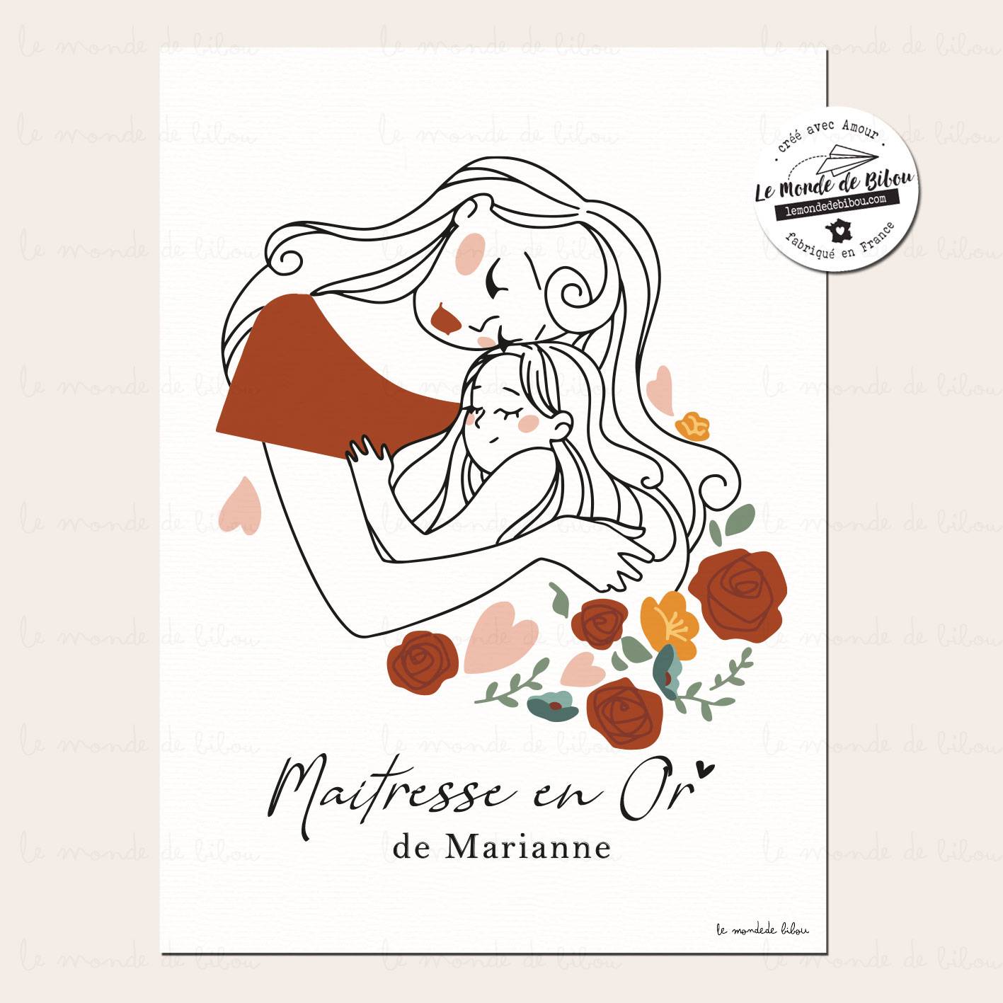 Affiche Maîtresse en or