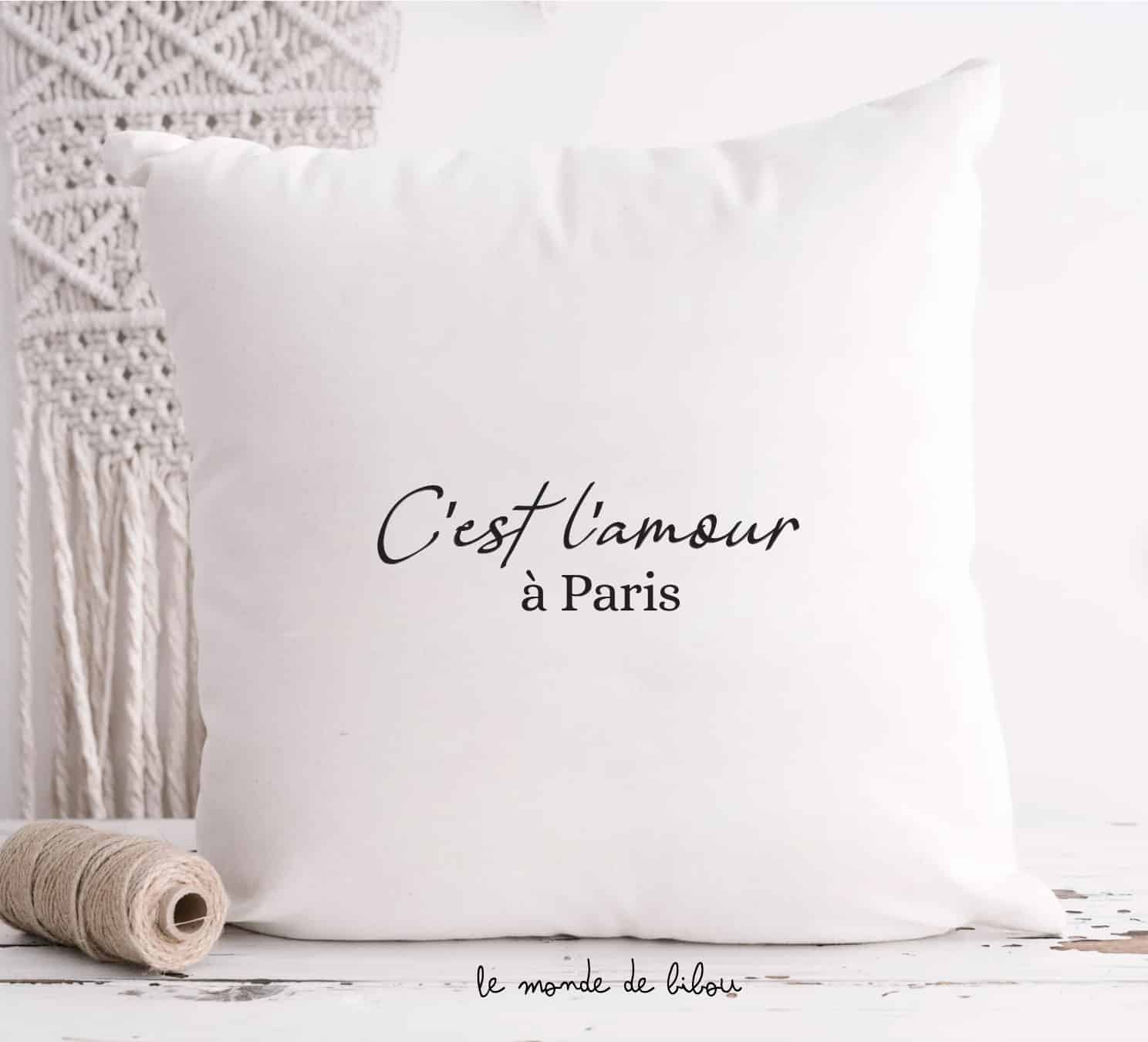 Coussins décoratifs - Le Monde de Bibou - Cadeaux personnalisés