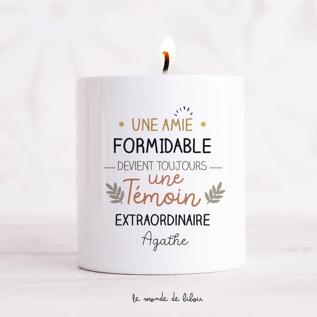 bougies personnalisées anniversaire - Le Monde de Bibou