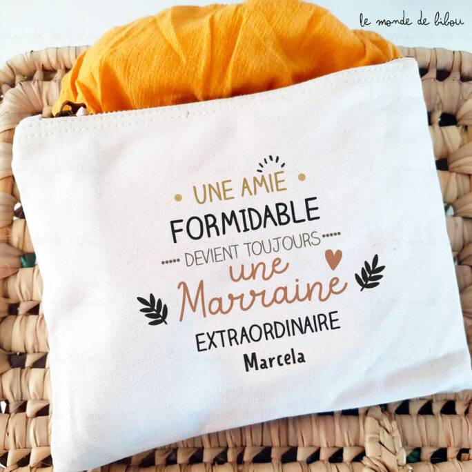 Pochette Marraine extraordinaire