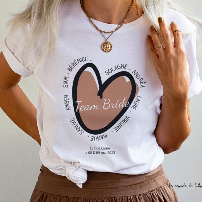 T-shirts personnalisés pour Enterrement de Vie de Jeune Fille