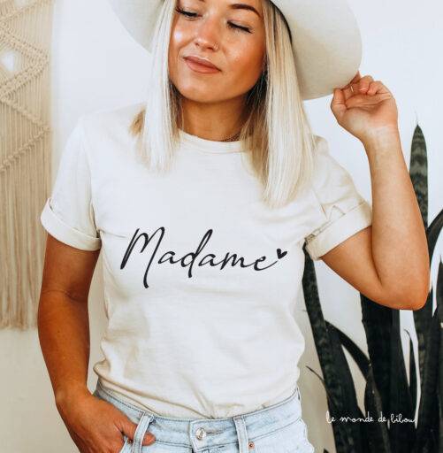 T-shirt Madame ou Monsieur