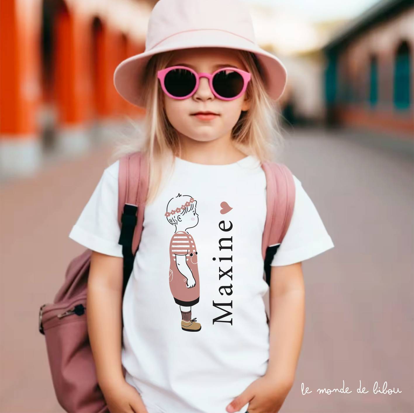 T-Shirt Prénom enfant personnalisé