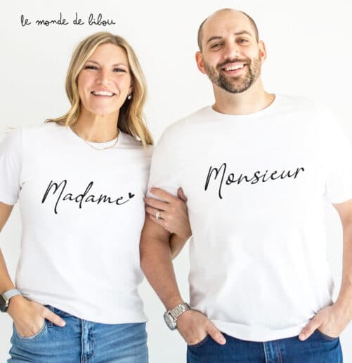 T-shirt Madame ou Monsieur