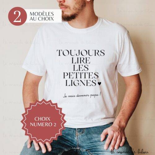 T-shirt personnalisé Annonce Bonne Nouvelle