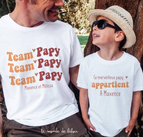 Duo T-shirts Team Papy