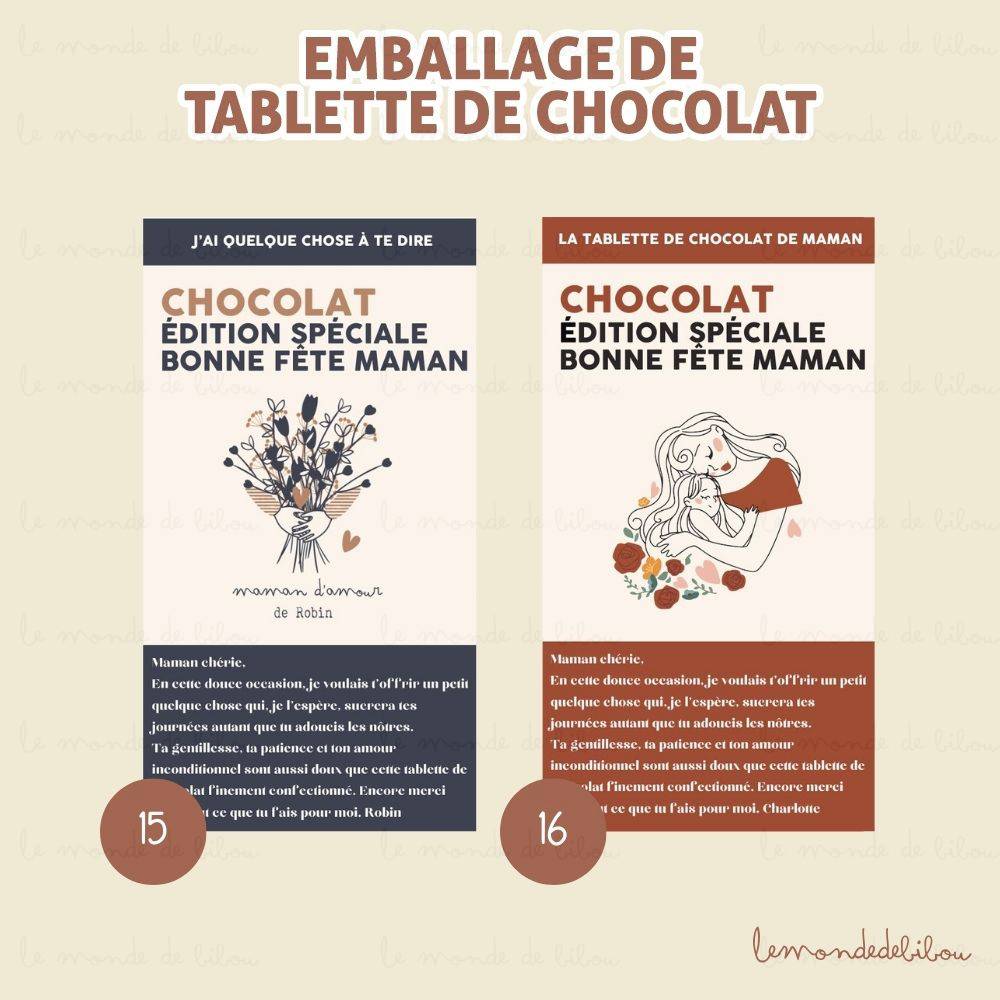 DIY : des tablettes de chocolat personnalisées pour dire merci à la  maîtresse