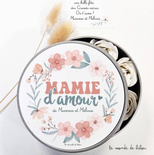 Boite Mamie d'amour savon