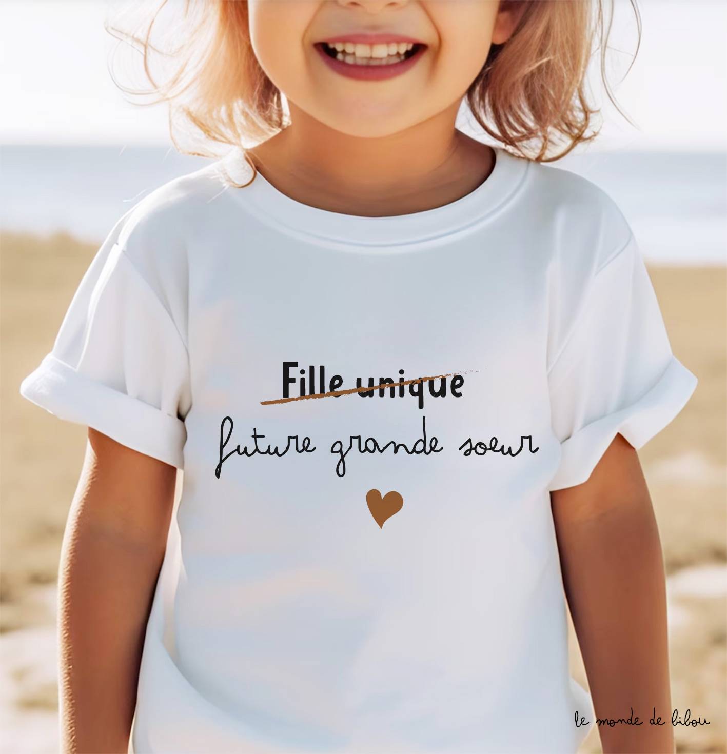 T-shirt Tata d'amour - Le Monde de Bibou - Cadeaux personnalisés