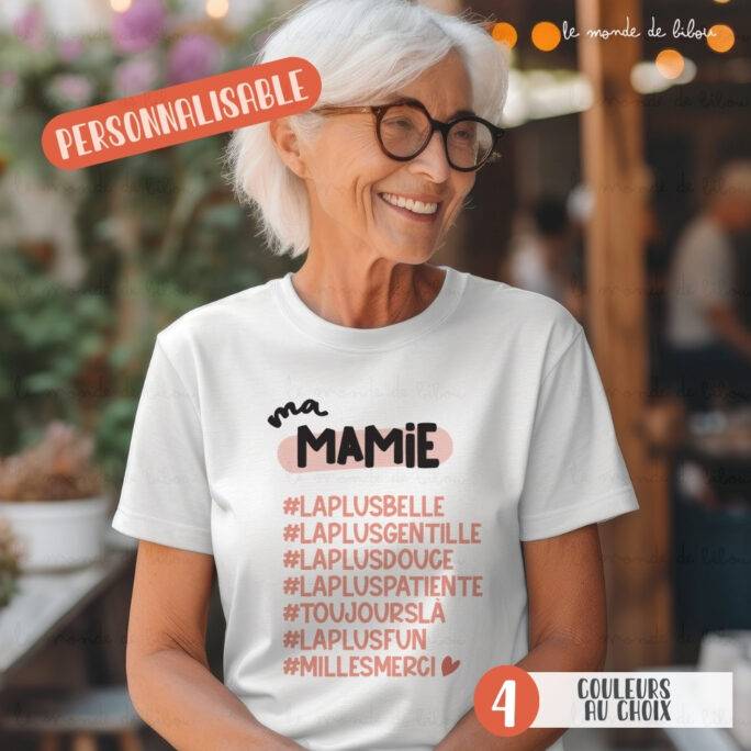 T-shirt personnalisé Hashtag