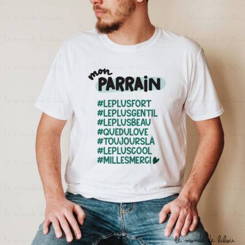 T-shirt personnalisé Hashtag