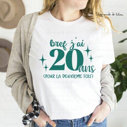 T-shirt personnalisé Anniversaire Adulte