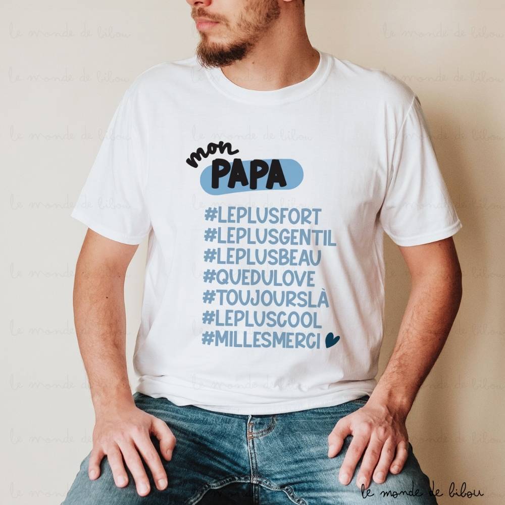 T-shirt personnalisé Hashtag