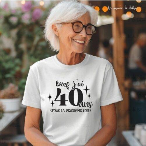 T-shirt personnalisé Anniversaire Adulte