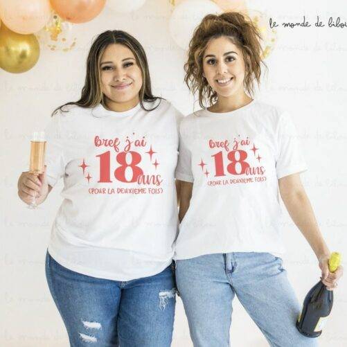 T-shirt personnalisé Anniversaire Adulte