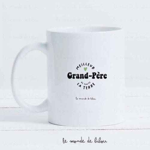 Duo Mugs personnalisés Meilleurs Mamie et Papy