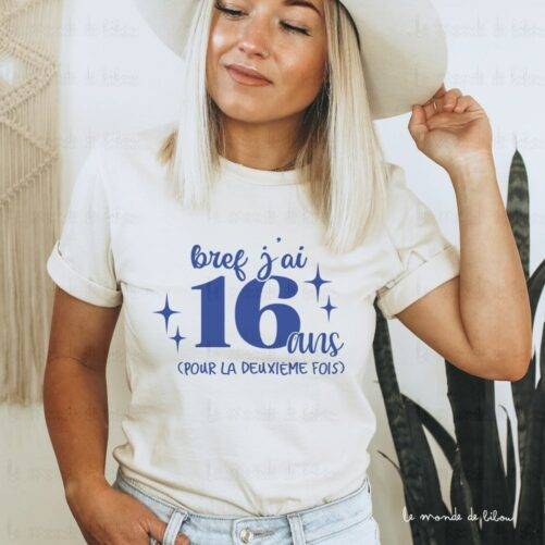 T-shirt personnalisé Anniversaire Adulte