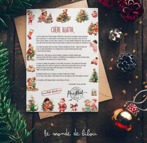 Kit de Noël Enfant Sage Personnalisé