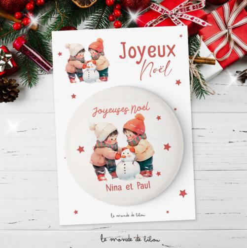 magnet personnalisé pour Noël