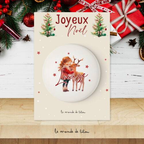 magnet personnalisé pour Noël