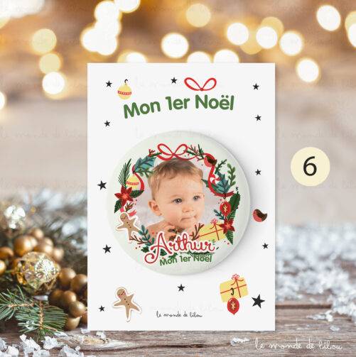 Magnet Photo Personnalisé – Cadeau Noël Unique