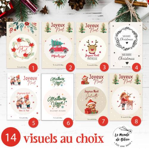 magnet personnalisé pour Noël