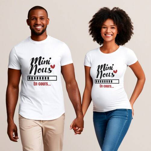 Duo T-shirts mini nous en cours