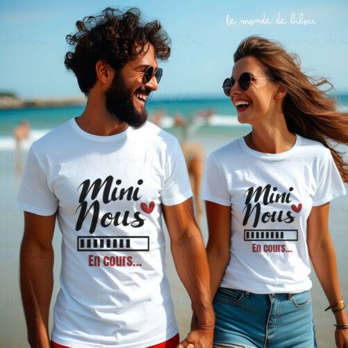 Duo T-shirts mini nous en cours