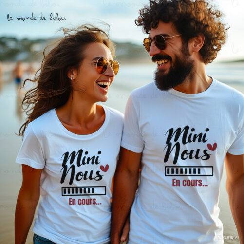 Duo T-shirts mini nous en cours