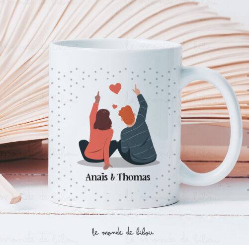 Mug personnalisé je t'aime