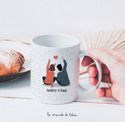 Mug personnalisé je t'aime