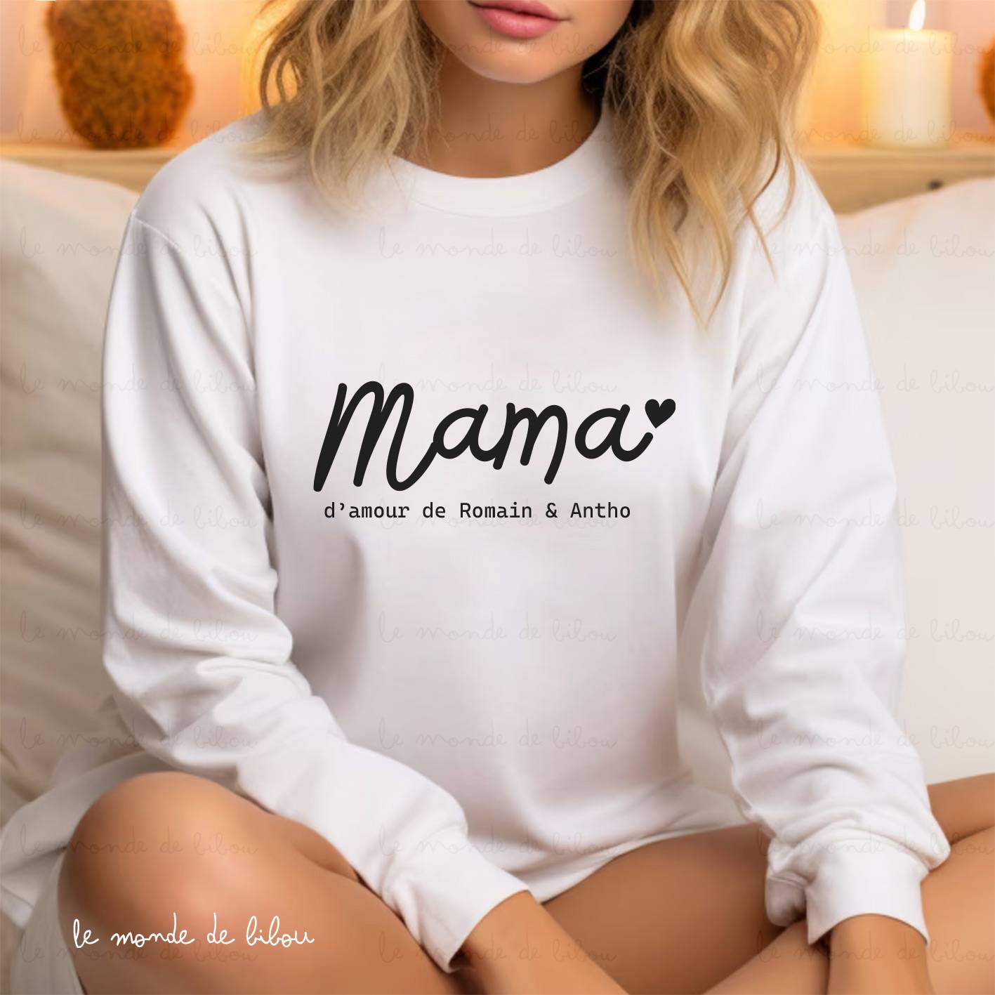 Sweat personnalisé Mama d'amour