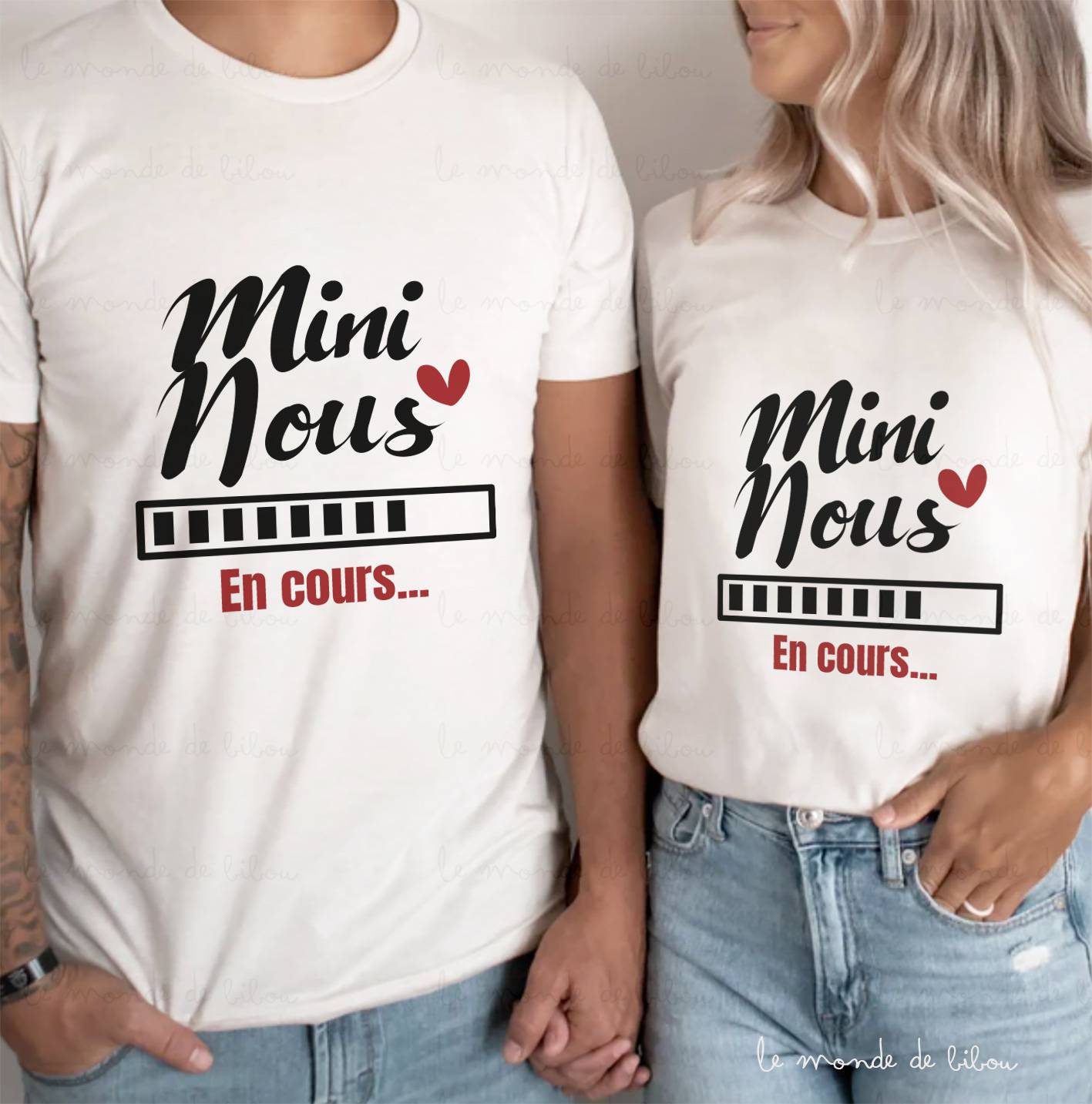 Duo T-shirts mini nous en cours