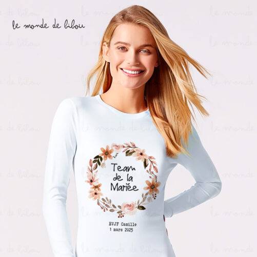 Teeshirt EVJF manches longues