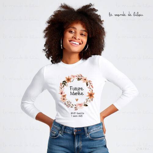 Teeshirt EVJF manches longues