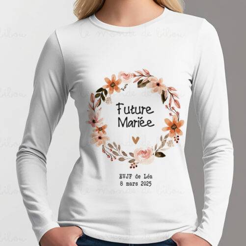 Teeshirt EVJF manches longues