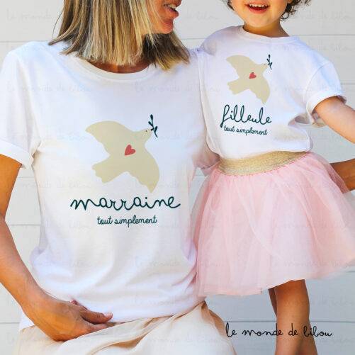 T-shirt Marraine tout simplement