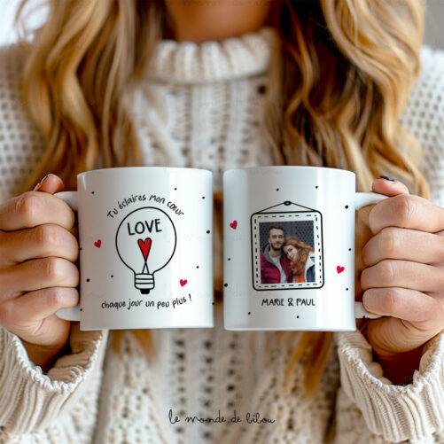 Mug Personnalisable pour dire je t'aime