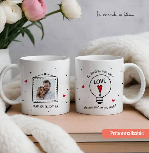 Mug Personnalisable pour dire je t'aime