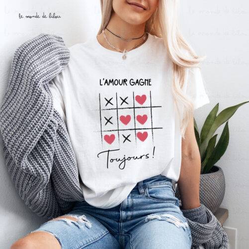 T-shirt L'Amour Gagne Toujours