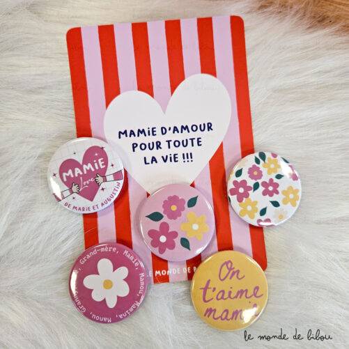 Magnets personnalisables pour Mamie